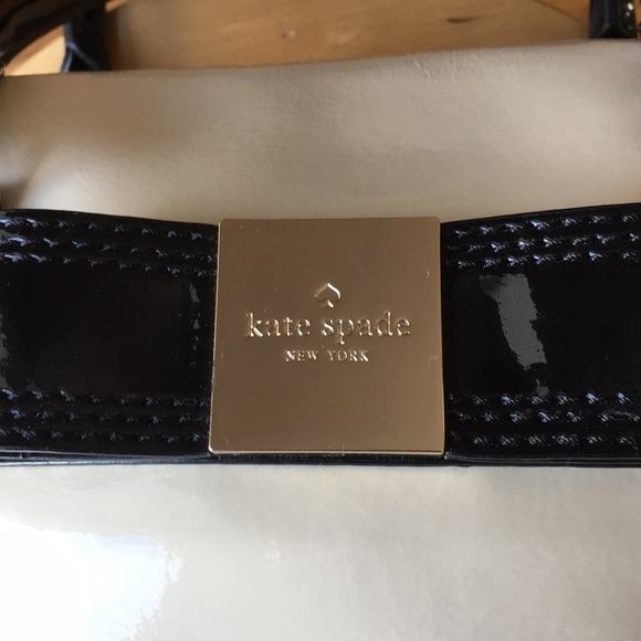 kate spade cream & black bag - Picture 2 of 13